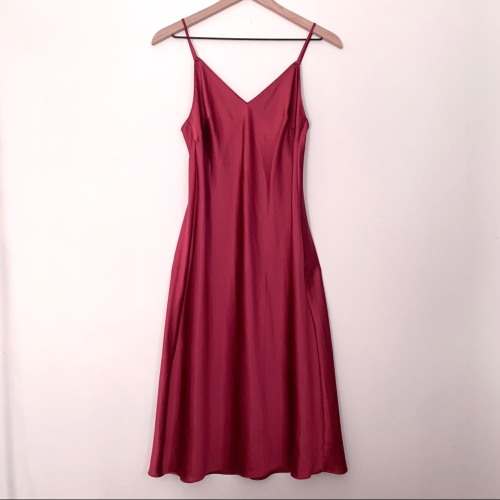 NWOT Cranberry Slip Dress